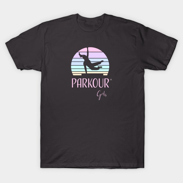 Parkour Girls T-Shirt by e3d